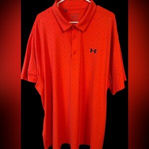 Under Armour Men's Orange Golf Polo Men’s 3XL